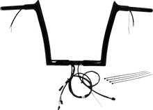 Load image into Gallery viewer, Fat Baggers Inc. Handlebar Kit - Pointed Top - 12" - Black 902912-B - Main Product View