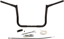 Load image into Gallery viewer, Fat Baggers Inc. Handlebar Kit - Pointed Top - 12" - Black 909112-B - Back View