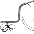 Load image into Gallery viewer, Fat Baggers Inc. Handlebar Kit - Pointed Top - 12" - Chrome 802512 - Main Product View