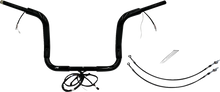 Load image into Gallery viewer, Fat Baggers Inc. Handlebar Kit - Pointed Top - 12" - Chrome 802512 - Side View