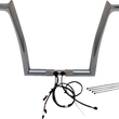 Load image into Gallery viewer, Fat Baggers Inc. Handlebar Kit - Pointed Top - 12" - Chrome 901912 - Main Product View