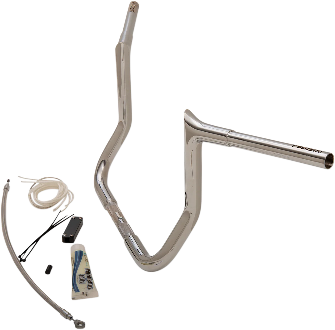 Fat Baggers Inc. Handlebar Kit - Pointed Top - 12" - Chrome 909112 - Additional View 14