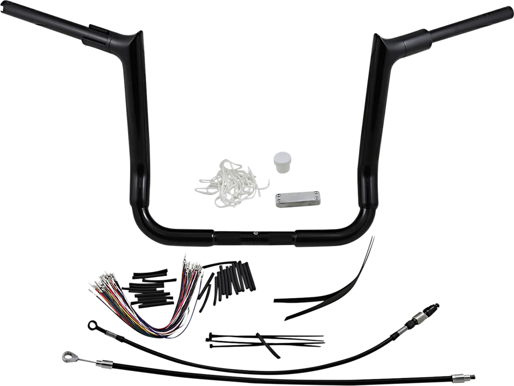 Fat Baggers Inc. Handlebar Kit - Pointed Top - 14" - Black 809114-B - Main Product View