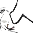 Load image into Gallery viewer, Fat Baggers Inc. Handlebar Kit - Pointed Top - 14" - Black 809114-B - Side View