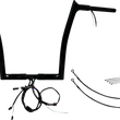 Load image into Gallery viewer, Fat Baggers Inc. Handlebar Kit - Pointed Top - 14" - Black 902914-B - Main Product View