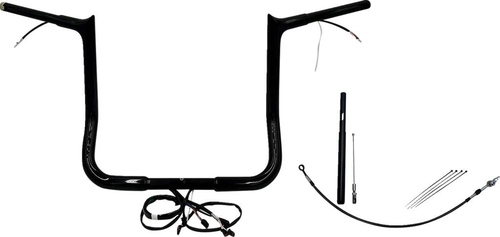 Fat Baggers Inc. Handlebar Kit - Pointed Top - 14" - Black 912014-B - Main Product View