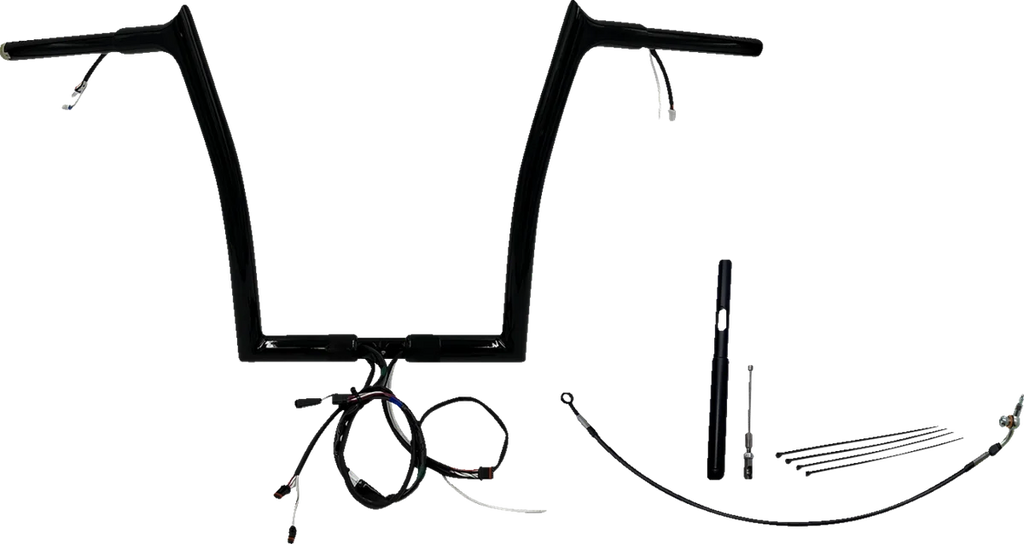 Fat Baggers Inc. Handlebar Kit - Pointed Top - 14" - Black 912914-B - Main Product View