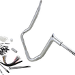 Load image into Gallery viewer, Fat Baggers Inc. Handlebar Kit - Pointed Top - 14" - Chrome 809114 - Back View