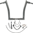 Load image into Gallery viewer, Fat Baggers Inc. Handlebar Kit - Pointed Top - 14" - Chrome 819614 - Main Product View