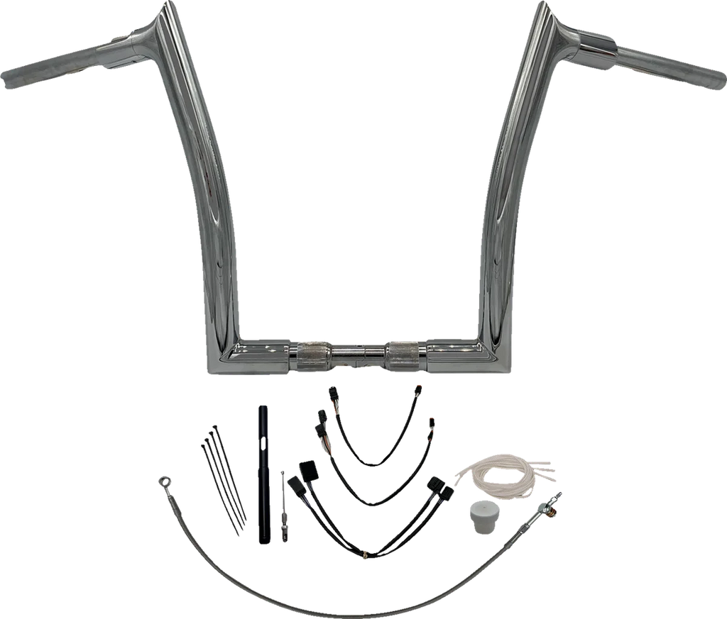 Fat Baggers Inc. Handlebar Kit - Pointed Top - 14" - Chrome 819614 - Main Product View