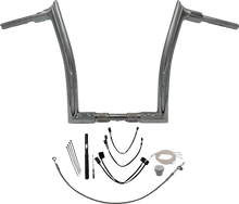 Load image into Gallery viewer, Fat Baggers Inc. Handlebar Kit - Pointed Top - 14" - Chrome 819614 - Main Product View