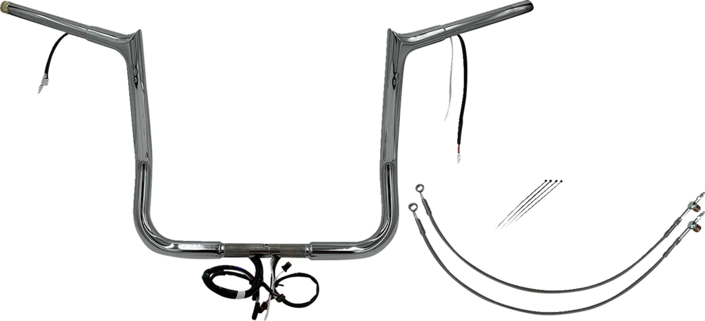 Fat Baggers Inc. Handlebar Kit - Pointed Top - 14" - Chrome 902214 - Main Product View