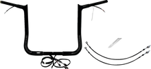Load image into Gallery viewer, Fat Baggers Inc. Handlebar Kit - Pointed Top - 14" - Chrome 902214 - Side View