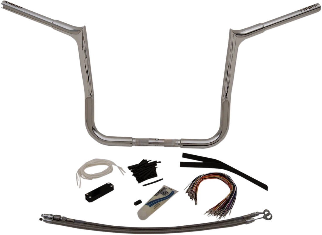 Fat Baggers Inc. Handlebar Kit - Pointed Top - 14" - Chrome 909114 - Additional View 13