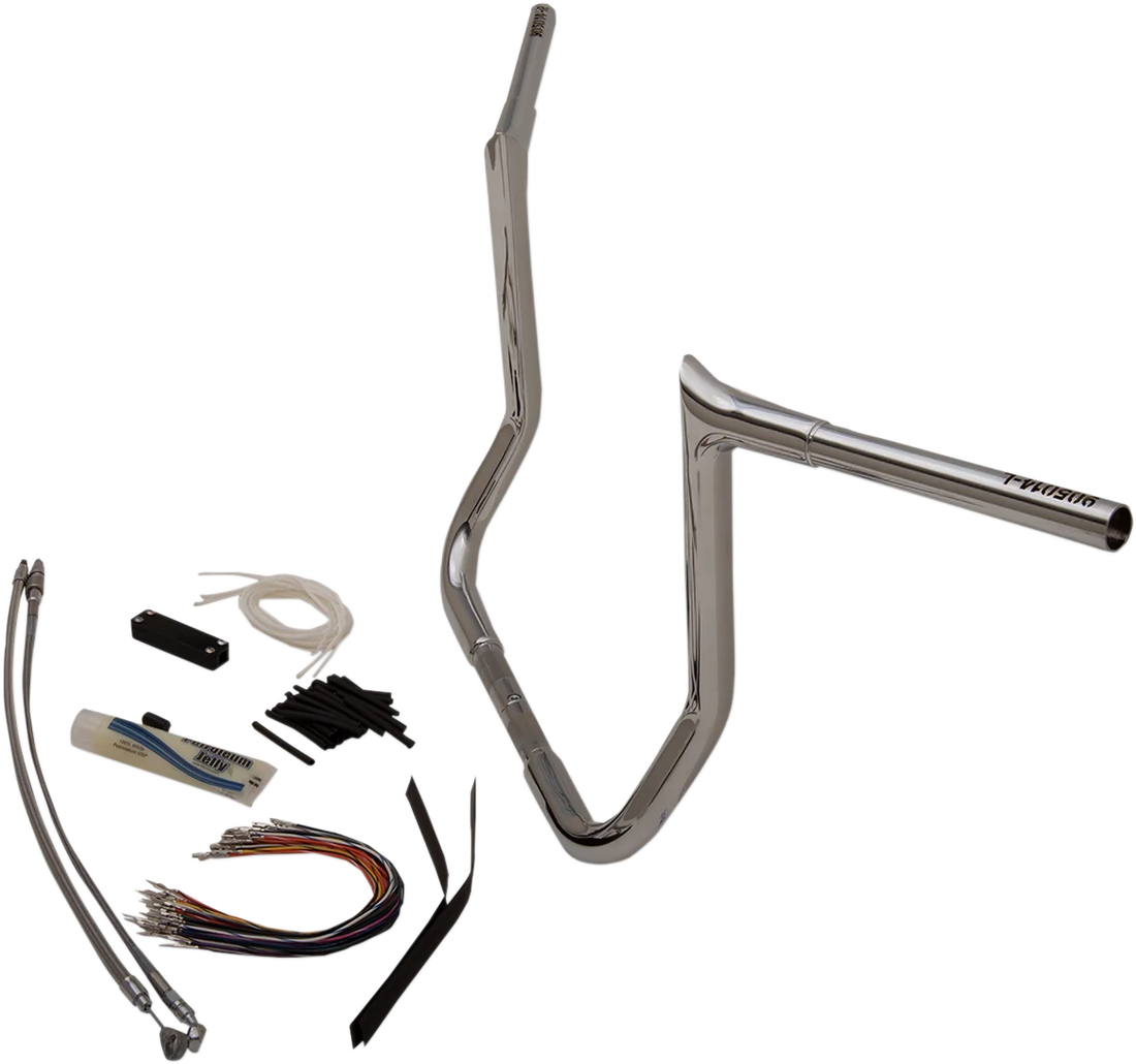 Fat Baggers Inc. Handlebar Kit - Pointed Top - 14" - Chrome 909114 - Additional View 14