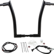 Load image into Gallery viewer, Fat Baggers Inc. Handlebar Kit - Pointed Top - 16" - Black 809616-B - Side View