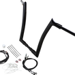 Load image into Gallery viewer, Fat Baggers Inc. Handlebar Kit - Pointed Top - 16" - Black 809616-B - Installation View