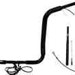 Load image into Gallery viewer, Fat Baggers Inc. Handlebar Kit - Pointed Top - 16" - Black 812416-B - Main Product View
