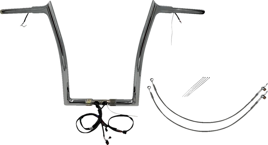 Fat Baggers Inc. Handlebar Kit - Pointed Top - 16" - Chrome 901916 - Main Product View