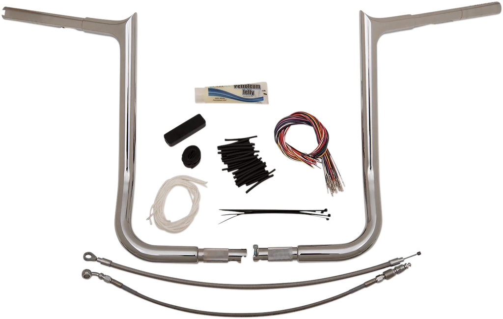 Fat Baggers Inc. Handlebar Kit - Pointed Top - 16" - Chrome 909116 - Main Product View