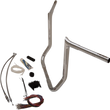 Load image into Gallery viewer, Fat Baggers Inc. Handlebar Kit - Pointed Top - 16" - Chrome 909116 - Back View