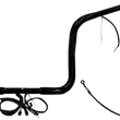 Load image into Gallery viewer, Fat Baggers Inc. Handlebar Kit - Rounded Top - 12" - Black 912512-B - Main Product View