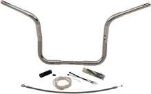 Load image into Gallery viewer, Fat Baggers Inc. Handlebar Kit - Rounded Top - 12" - Chrome 909412 - Main Product View