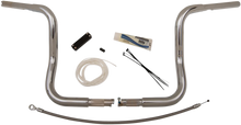Load image into Gallery viewer, Fat Baggers Inc. Handlebar Kit - Rounded Top - 12" - Chrome 909412 - Additional View 12