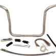Load image into Gallery viewer, Fat Baggers Inc. Handlebar Kit - Rounded Top - 14" - Chrome 909414 - Main Product View