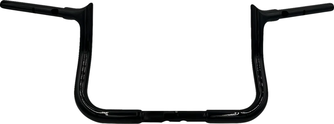 Fat Baggers Inc. Handlebar - Pointed Top - 10" - Black 945010-B - Side View