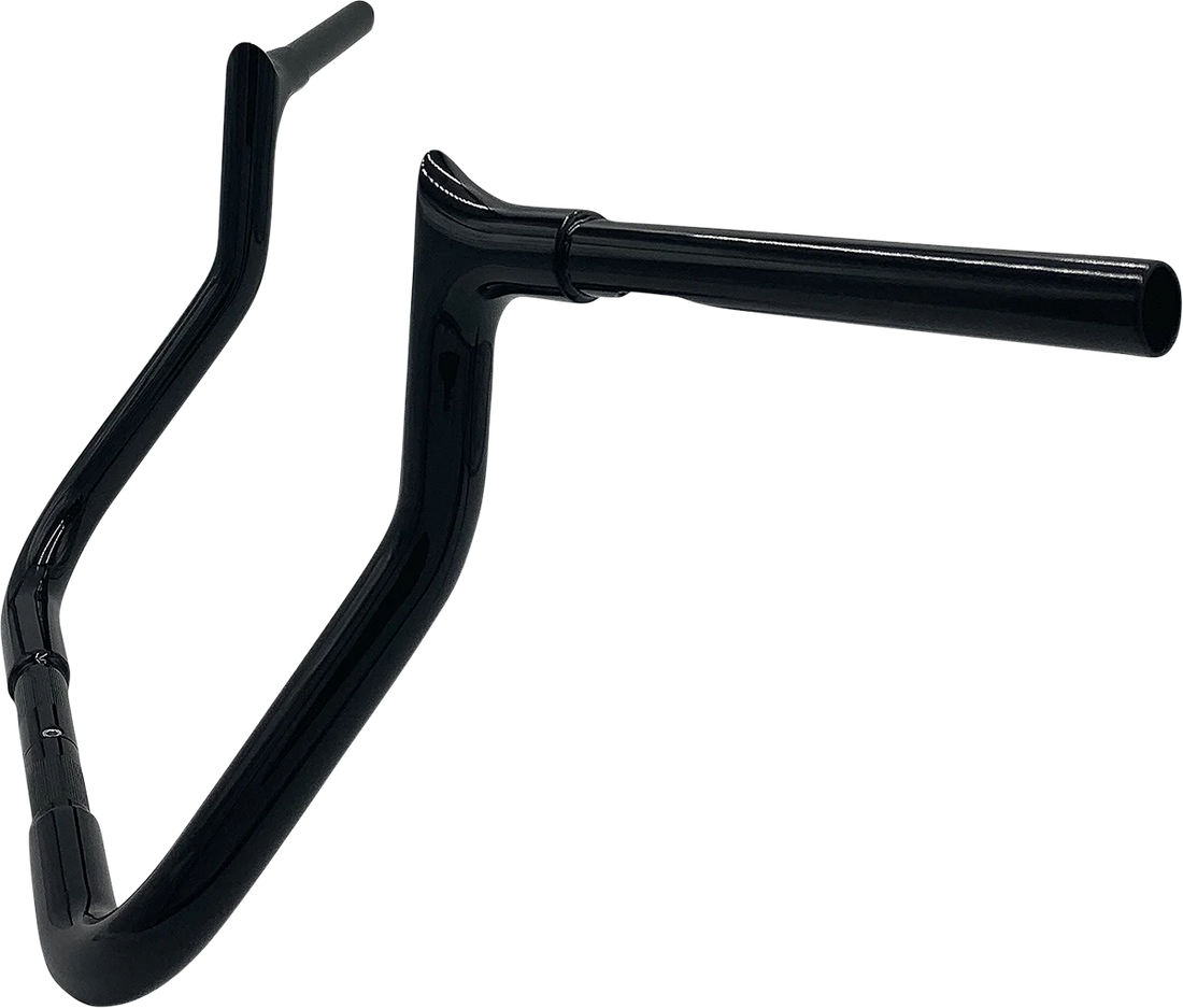 Fat Baggers Inc. Handlebar - Pointed Top - 11" - Black 905011-B - Side View
