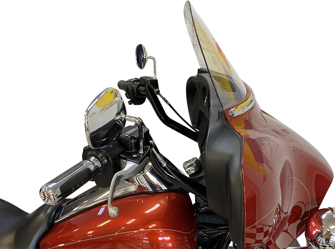 Fat Baggers Inc. Handlebar - Pointed Top - 11" - Black 905011-B - Back View