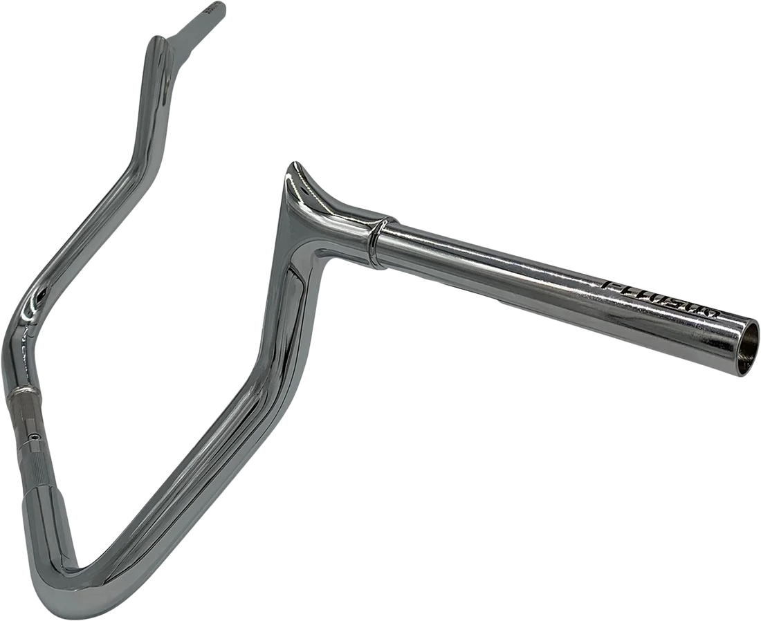 Fat Baggers Inc. Handlebar - Pointed Top - 11" - Chrome 905011 - Side View