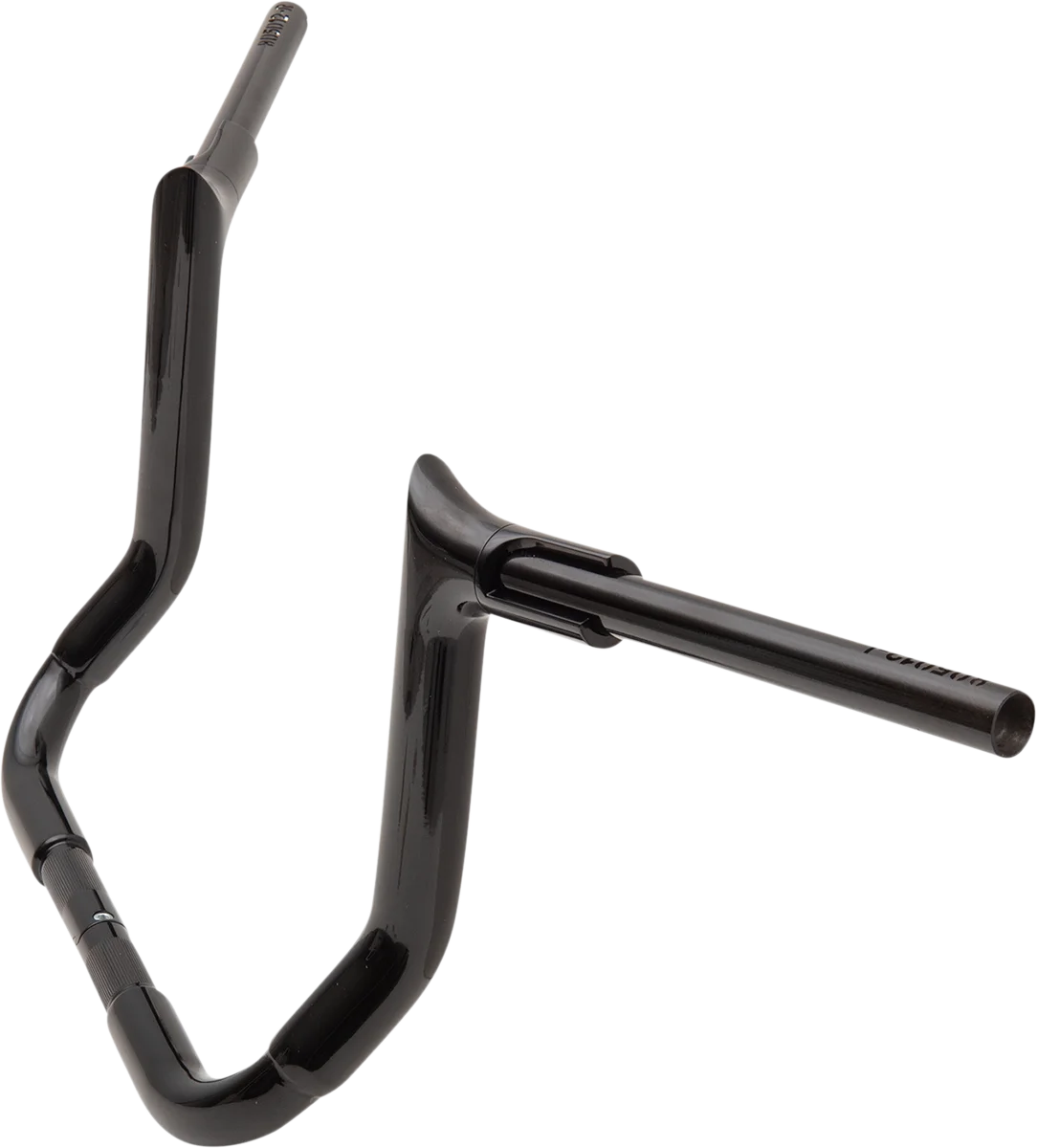 Fat Baggers Inc. Handlebar - Pointed Top - 12" - Black 805012-B - Side View