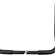 Load image into Gallery viewer, Fat Baggers Inc. Handlebar - Pointed Top - 12" - Black 805012-B - Back View