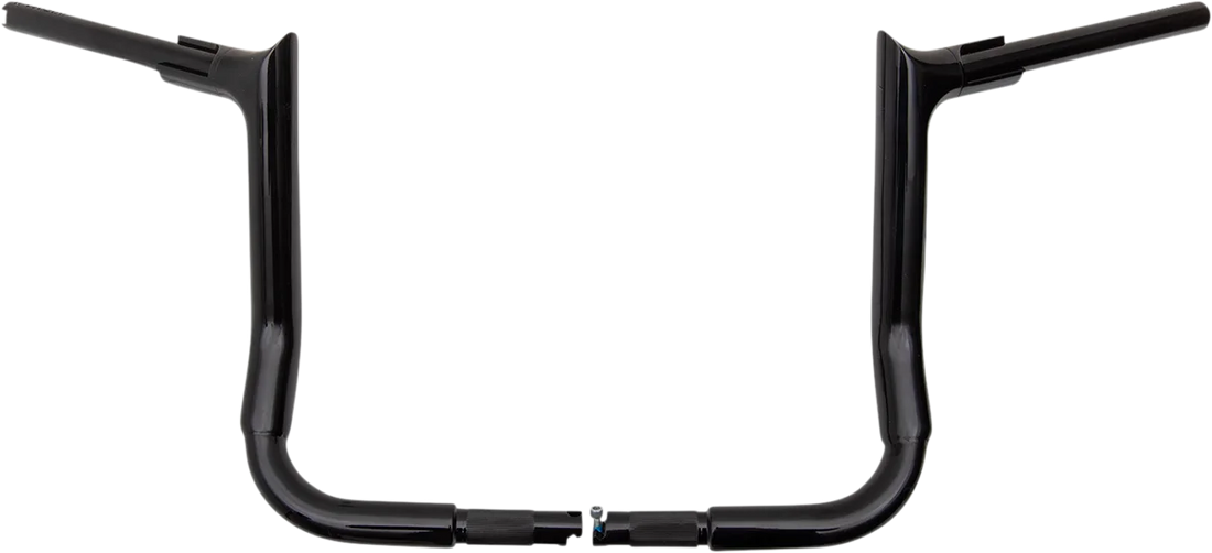 Fat Baggers Inc. Handlebar - Pointed Top - 12" - Black 805012-B - Back View