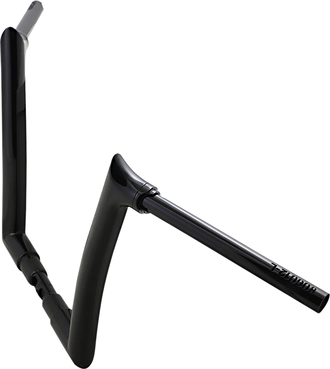 Fat Baggers Inc. Handlebar - Pointed Top - 12" - Black 806012-B - Side View