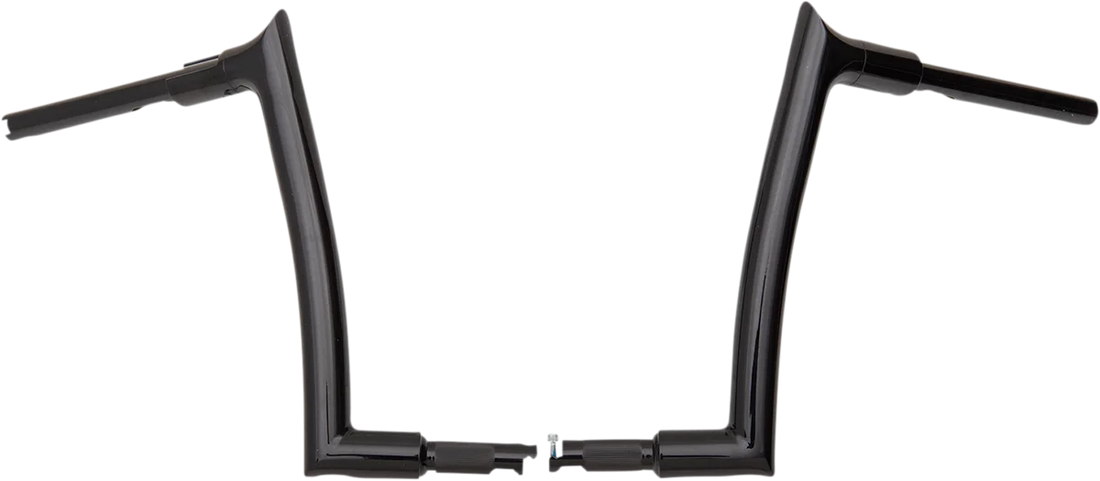 Fat Baggers Inc. Handlebar - Pointed Top - 12" - Black 807012-B - Side View