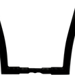 Load image into Gallery viewer, Fat Baggers Inc. Handlebar - Pointed Top - 12" - Black 808012-B - Main Product View