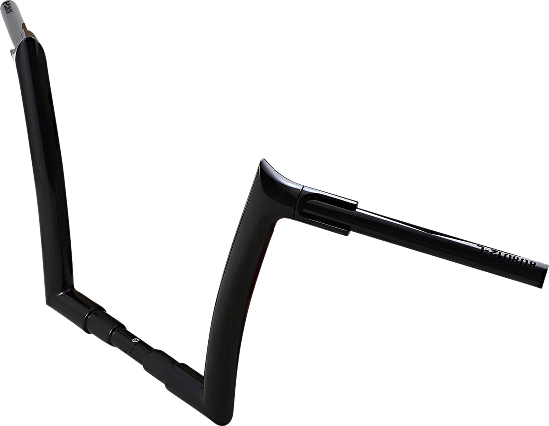 Fat Baggers Inc. Handlebar - Pointed Top - 12" - Black 808012-B - Side View