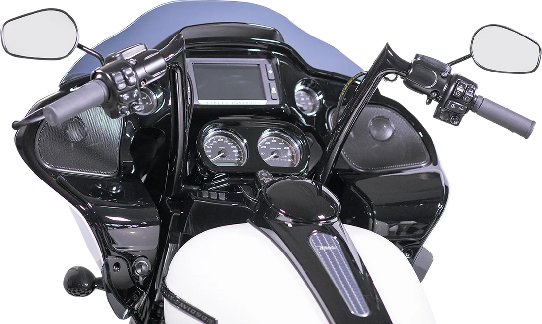Fat Baggers Inc. Handlebar - Pointed Top - 12" - Black 906012-B - Side View