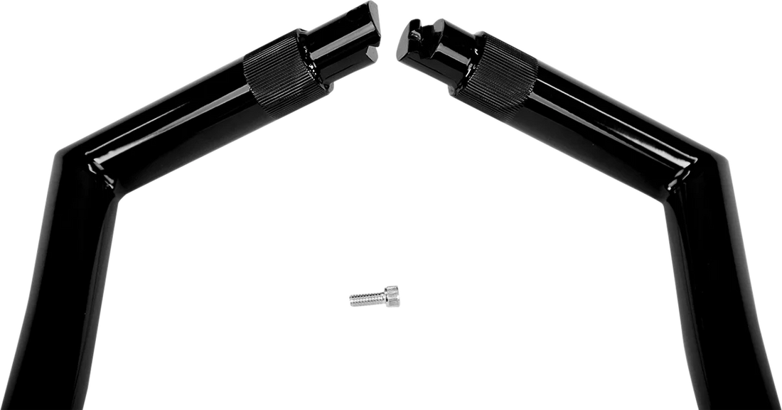 Fat Baggers Inc. Handlebar - Pointed Top - 12" - Black 906012-B - Installation View