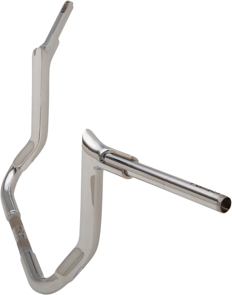 Fat Baggers Inc. Handlebar - Pointed Top - 12" - Chrome 805012 - Side View
