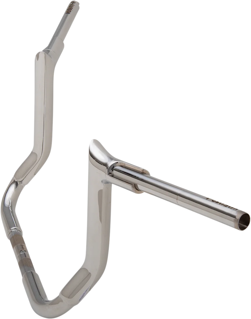 Fat Baggers Inc. Handlebar - Pointed Top - 12" - Chrome 805012 - Side View
