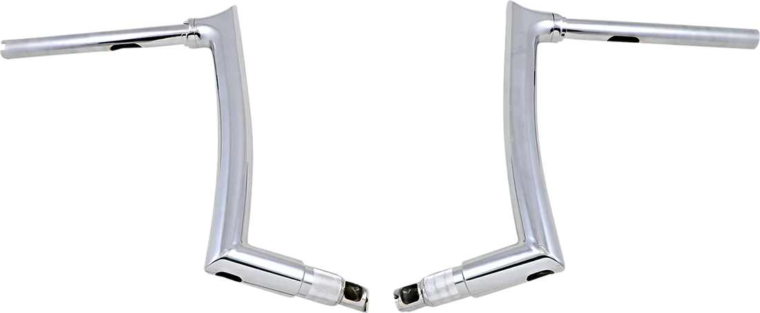 Fat Baggers Inc. Handlebar - Pointed Top - 12" - Chrome 806012 - Side View