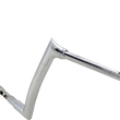 Load image into Gallery viewer, Fat Baggers Inc. Handlebar - Pointed Top - 12" - Chrome 806012 - Back View