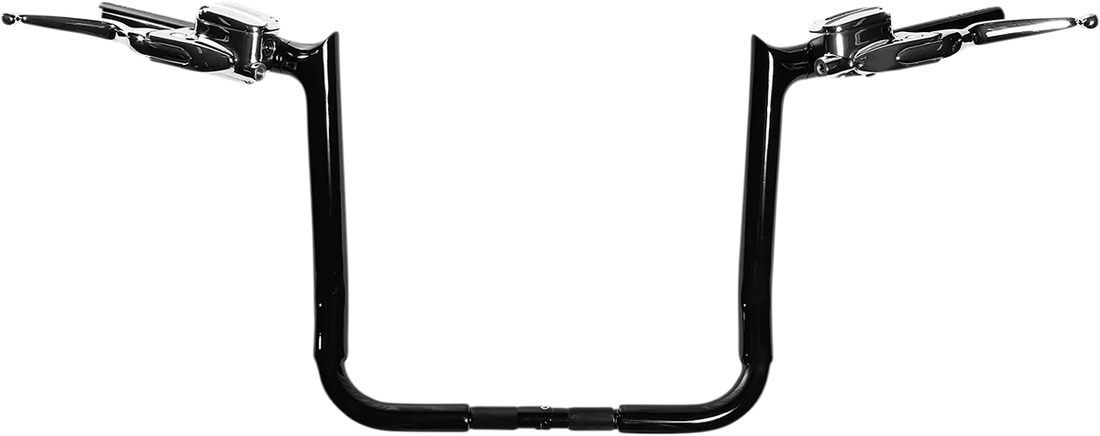Fat Baggers Inc. Handlebar - Pointed Top - 14" - Black 805014-B - Side View