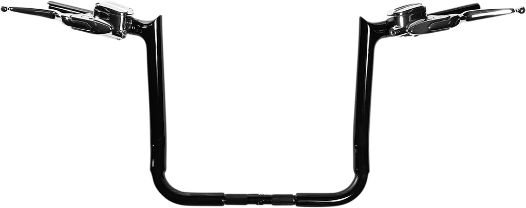 Fat Baggers Inc. Handlebar - Pointed Top - 14" - Black 805014-B - Side View
