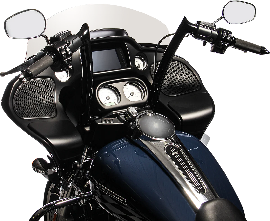 Fat Baggers Inc. Handlebar - Pointed Top - 14" - Black 806014-B - Side View