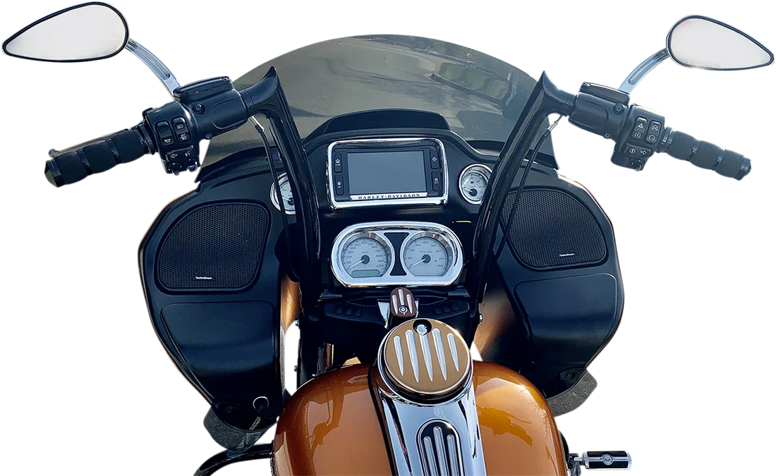 Fat Baggers Inc. Handlebar - Pointed Top - 14" - Black 806014-B - Installation View